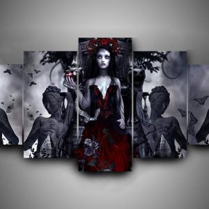 Cradle Of Filth 1 - Music 5 Panel Canvas Art Wall Decor