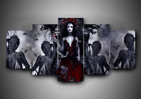 Cradle Of Filth 1 - Music 5 Panel Canvas Art Wall Decor