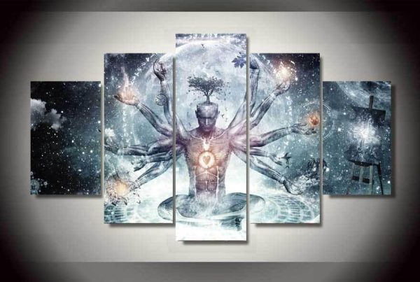 Creative - Abstract 5 Panel Canvas Art Wall Decor