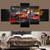 Cross-Country Motorcycle 11 - Automative 5 Panel Canvas Art Wall Decor