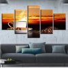 Cup of coffee 2 - Nature 5 Panel Canvas Art Wall Decor