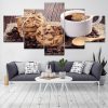 Cup of coffee 5 - Nature 5 Panel Canvas Art Wall Decor