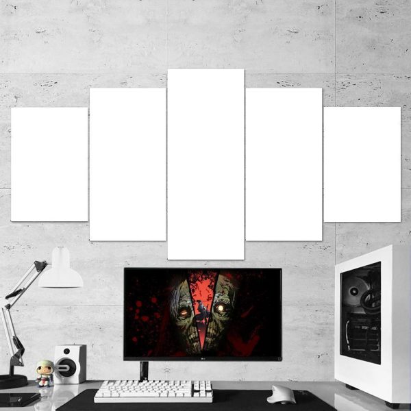 Custom Horizontal - 5 Panel Canvas Art Wall Decor