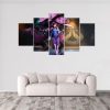 D.Va Overwatch 3 - Gaming 5 Panel Canvas Art Wall Decor