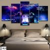 DJ Music Festival Music - 5 Panel Canvas Art Wall Decor