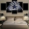 Dallas Cowboys Hand Sport - 5 Panel Canvas Art Wall Decor