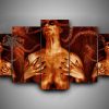 Dark Funeral 1 - Music 5 Panel Canvas Art Wall Decor