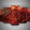 Dark Funeral 2 - Music 5 Panel Canvas Art Wall Decor