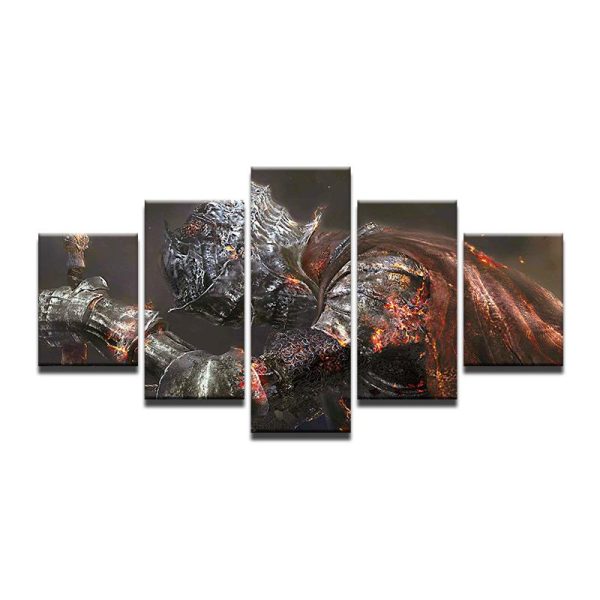 Dark Souls 3 Gaming - 5 Panel Canvas Art Wall Decor