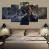 Dark Souls Warrior Gaming - 5 Panel Canvas Art Wall Decor