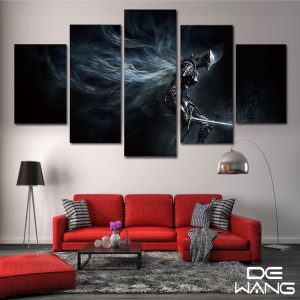 Dark Souls - Gaming 5 Panel Canvas Art Wall Decor