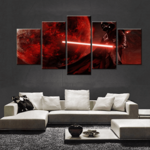 Darth Vader Anakin Skywalker Movie - 5 Panel Canvas Art Wall Decor