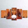 David Bowie Labyrinth Movie - Movie 5 Panel Canvas Art Wall Decor