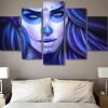 Dead Of The Face 5 - Abstract 5 Panel Canvas Art Wall Decor