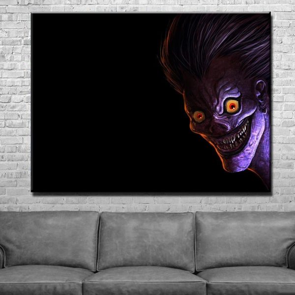 Death Note Ryuk - Anime 5 Panel Canvas Art Wall Decor