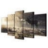 Deer 06 - Animal 5 Panel Canvas Art Wall Decor