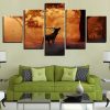 Deer 27 - Animal 5 Panel Canvas Art Wall Decor