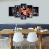 Denver Broncos Star Peyton Manning Football - 5 Panel Canvas Art Wall Decor