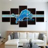 Detroit Lions 5 Sport - 5 Panel Canvas Art Wall Decor