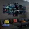 Digital Data - Music 5 Panel Canvas Art Wall Decor