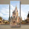 Disney Castle Disney - 5 Panel Canvas Art Wall Decor