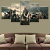 Dissidia Final Fantasy Warrior Of Light 1 Gaming - 5 Panel Canvas Art Wall Decor