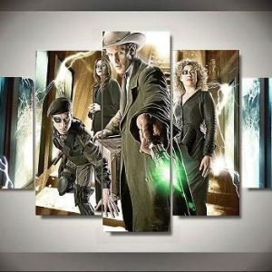 Doctor Who 8 - Movie 5 Panel Canvas Art Wall Decor