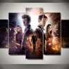 Doctor Who 9 - Movie 5 Panel Canvas Art Wall Decor