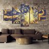 Doctor Who Van Gogh Painting Abtract - 5 Panel Canvas Art Wall Decor