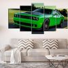 Dodge Challenger Muscle Car Dodge - Automative 5 Panel Canvas Art Wall Decor