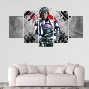 Dokkaebi Rainbow Six Siege - Gaming 5 Panel Canvas Art Wall Decor