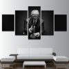 Donald Trump Posters Modular Black And White Celebrity - 5 Panel Canvas Art Wall Decor