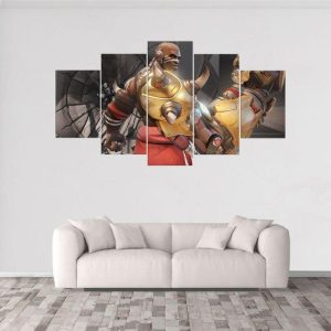 Doomfist Overwatch - Gaming 5 Panel Canvas Art Wall Decor