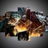 Dota 3 - Gaming 5 Panel Canvas Art Wall Decor