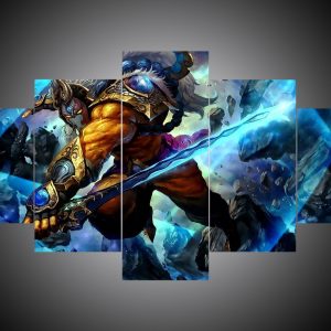 Dota 6 - Gaming 5 Panel Canvas Art Wall Decor