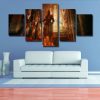 Dragon Age 02 - Gaming 5 Panel Canvas Art Wall Decor