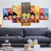 Dragon Ball 05 - Anime 5 Panel Canvas Art Wall Decor