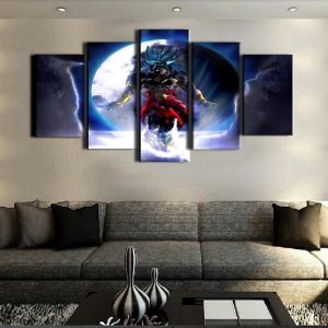 Dragon Ball 12 - Cartoon 5 Panel Canvas Art Wall Decor