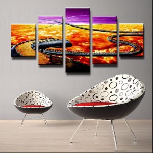 Dragon Ball 13 - Cartoon 5 Panel Canvas Art Wall Decor