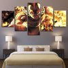 Dragon Ball 68 - Anime 5 Panel Canvas Art Wall Decor