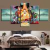 Dragon Ball 72 - Anime 5 Panel Canvas Art Wall Decor