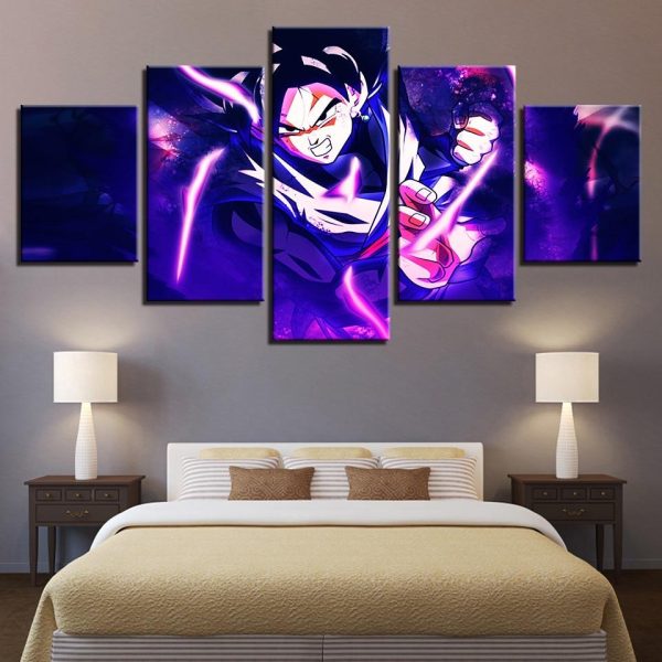 Dragon Ball Animation 1 - Anime 5 Panel Canvas Art Wall Decor