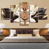 Dragon Ball Animation Simple 5 - Anime 5 Panel Canvas Art Wall Decor