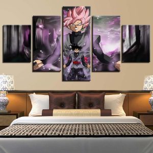 Dragon Ball Characters 1 - Anime 5 Panel Canvas Art Wall Decor