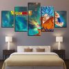 Dragon Ball Goku 18 - Anime 5 Panel Canvas Art Wall Decor