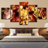 Dragon Ball Goku 19 - Anime 5 Panel Canvas Art Wall Decor