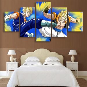 Dragon Ball Goku 21 - Anime 5 Panel Canvas Art Wall Decor