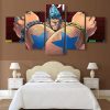 Dragon Ball Goku 23 - Anime 5 Panel Canvas Art Wall Decor