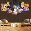 Dragon Ball Goku 24 - Anime 5 Panel Canvas Art Wall Decor