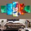 Dragon Ball Goku 29 - Anime 5 Panel Canvas Art Wall Decor